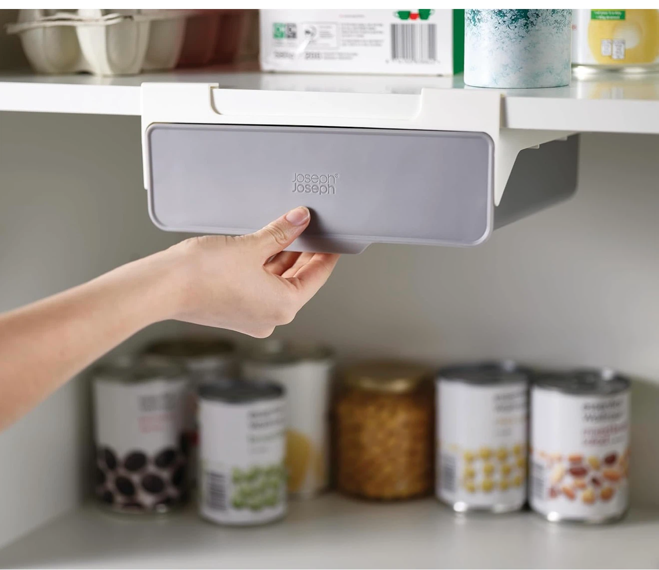Under Shelf Drawer Kitchen Cabinet Storage Organizer - photo 3