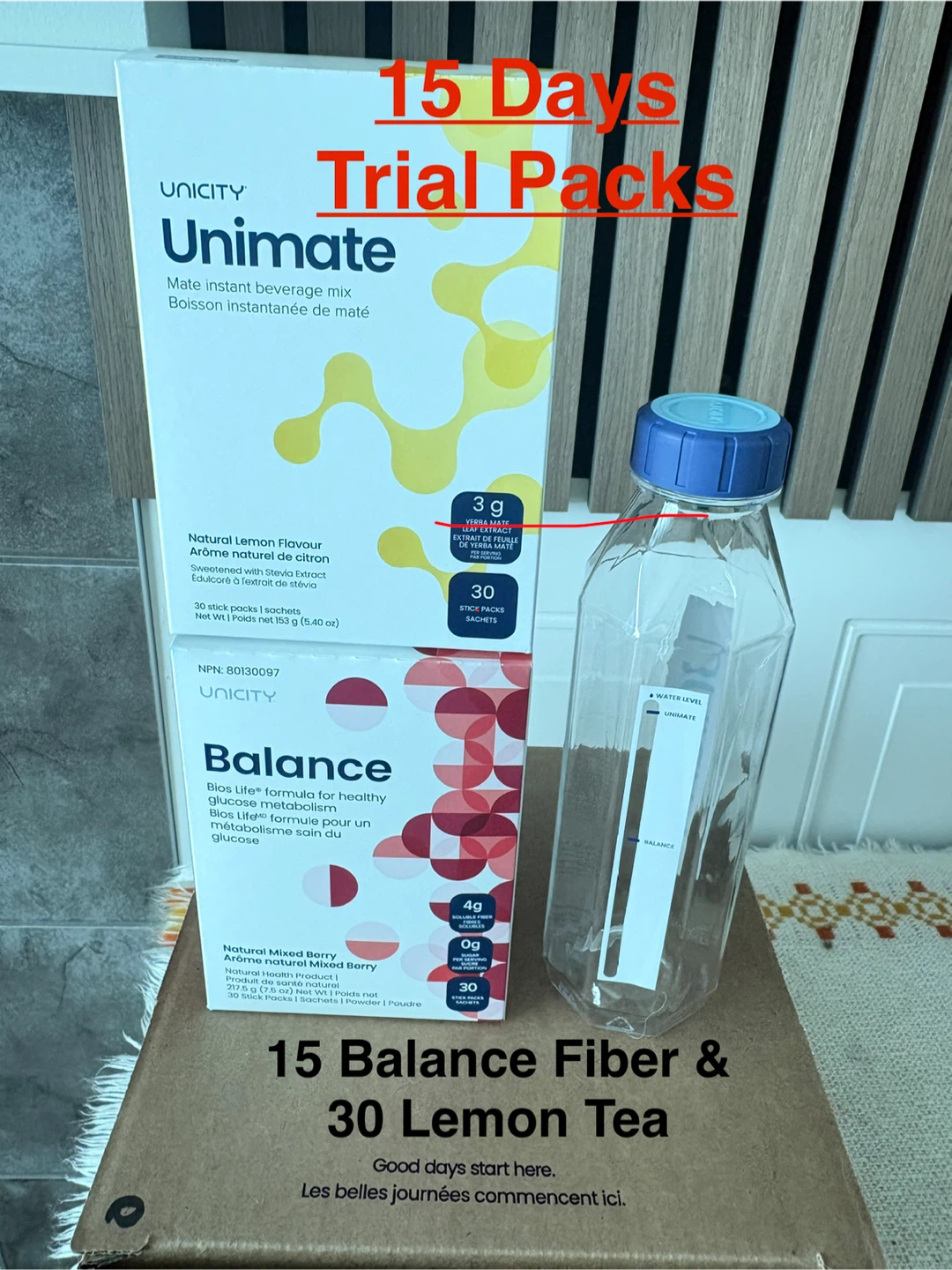 All Natural Supplements In 15-Day Trial Pack