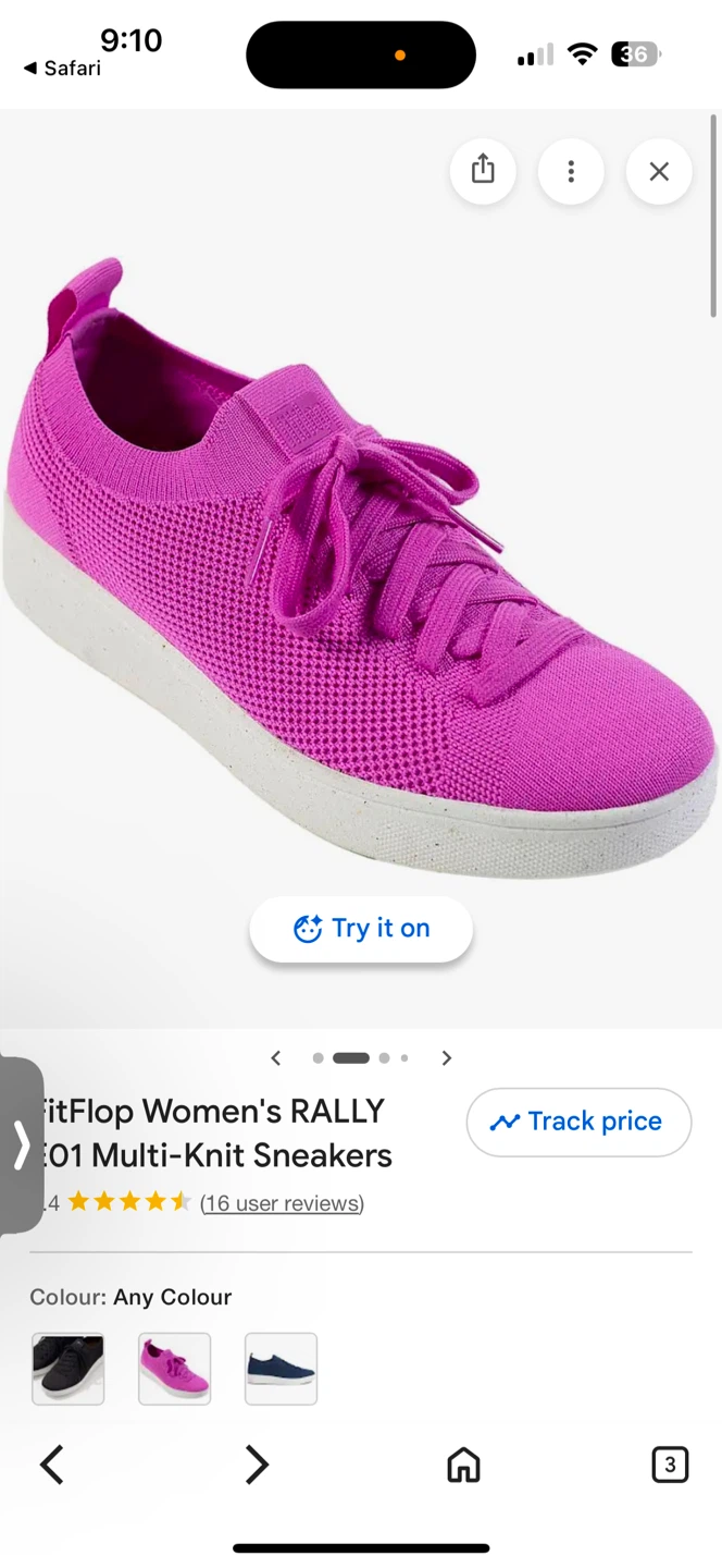 FitFlop Women's RALLY E01 Multi-Knit Sneakers - Fuchsia