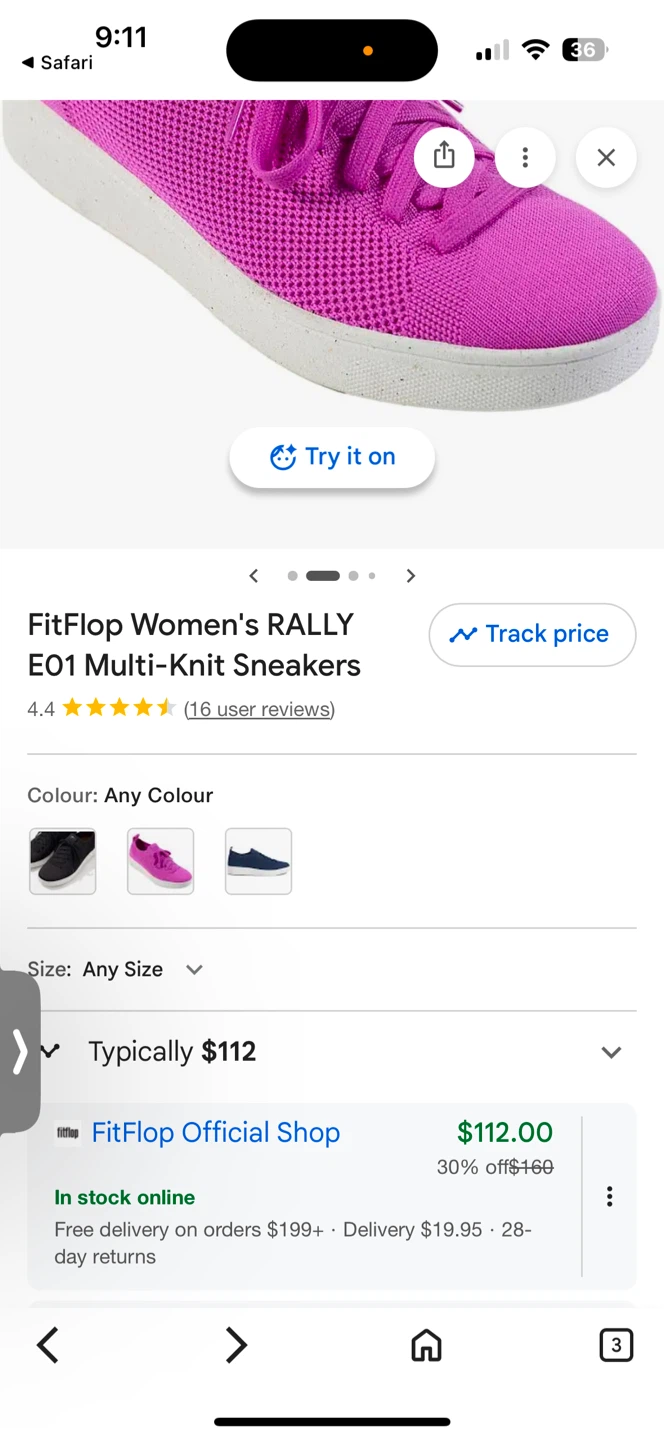 FitFlop Women's RALLY E01 Multi-Knit Sneakers - Fuchsia - photo 2