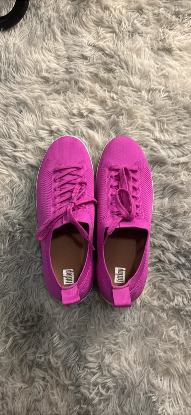 FitFlop Women's RALLY E01 Multi-Knit Sneakers - Fuchsia - photo 3