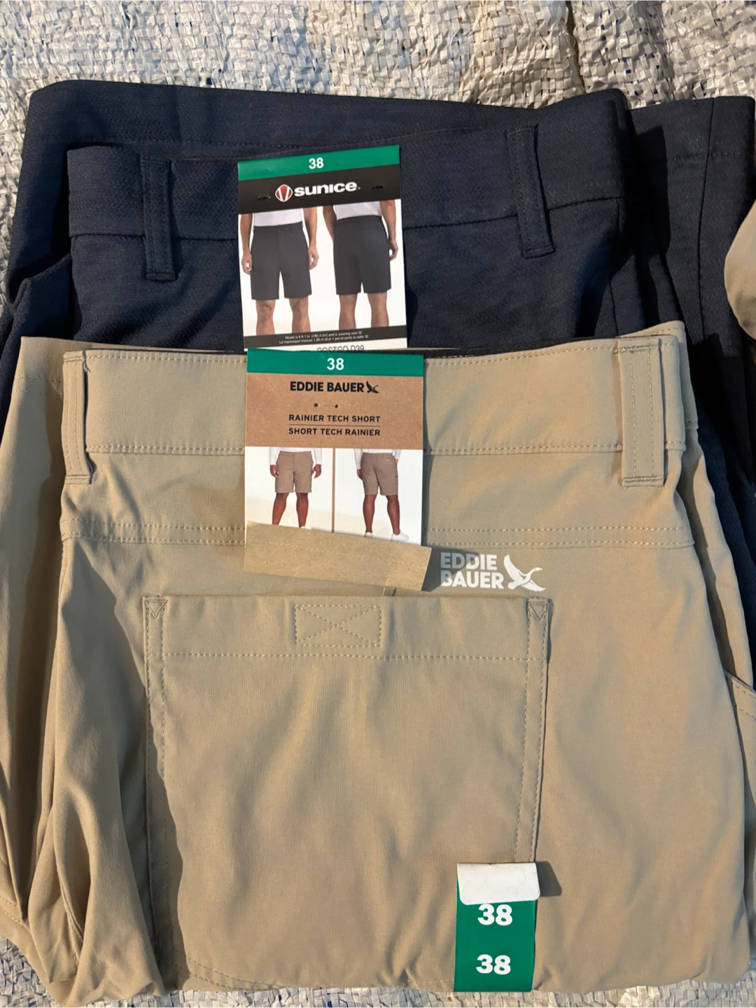 Eddie Bauer Rainier Tech Shorts - Size 38