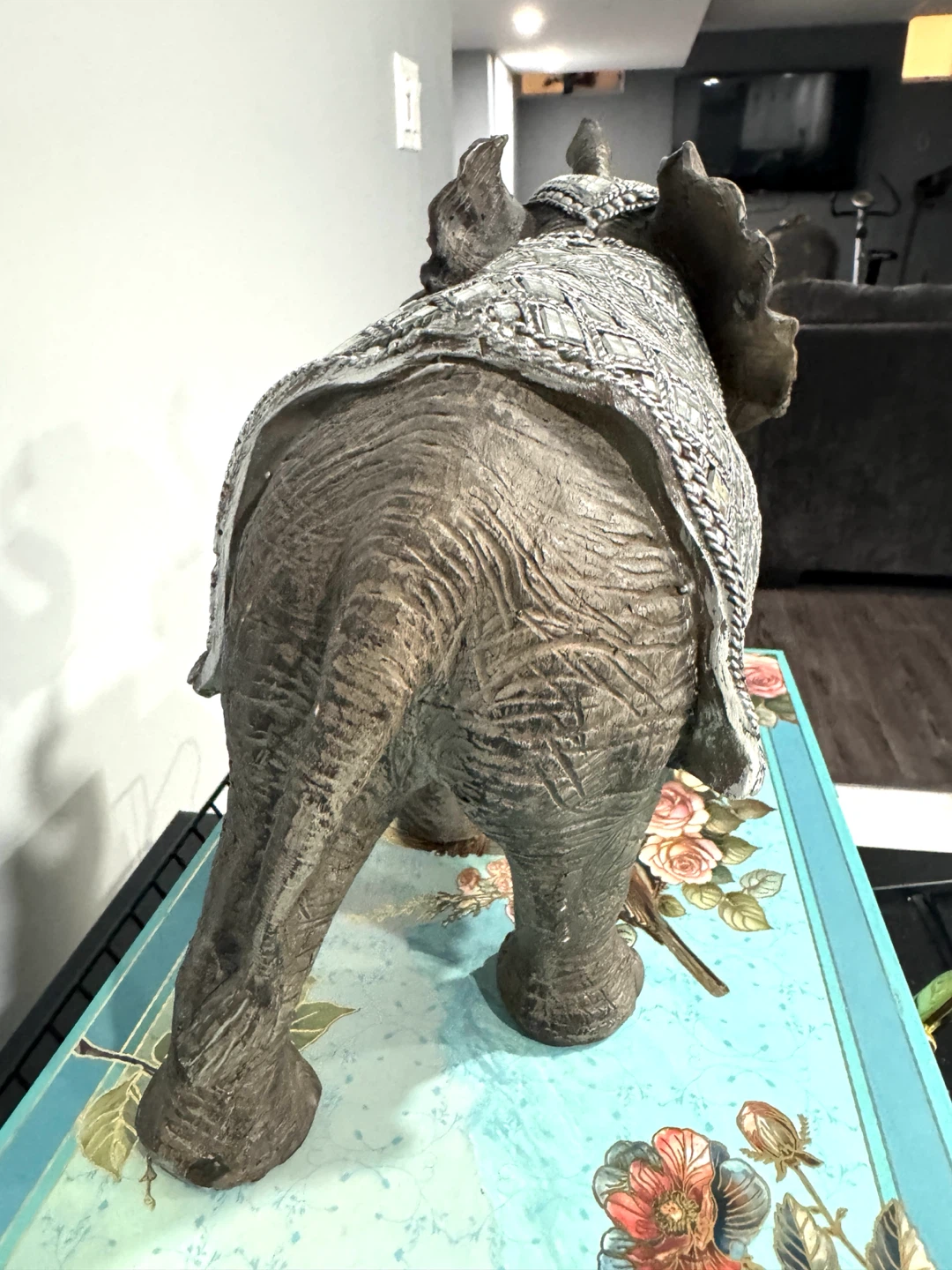 Decorative Elephant Figurine with Embellishments - photo 2