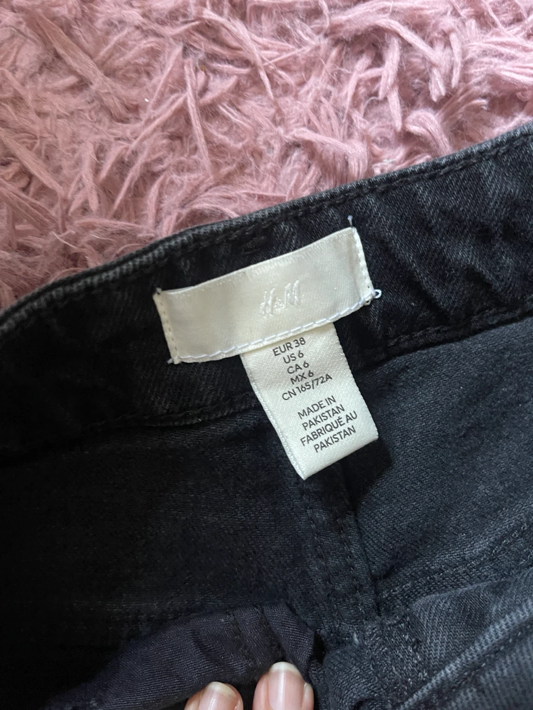 H&M Black Denim Jeans