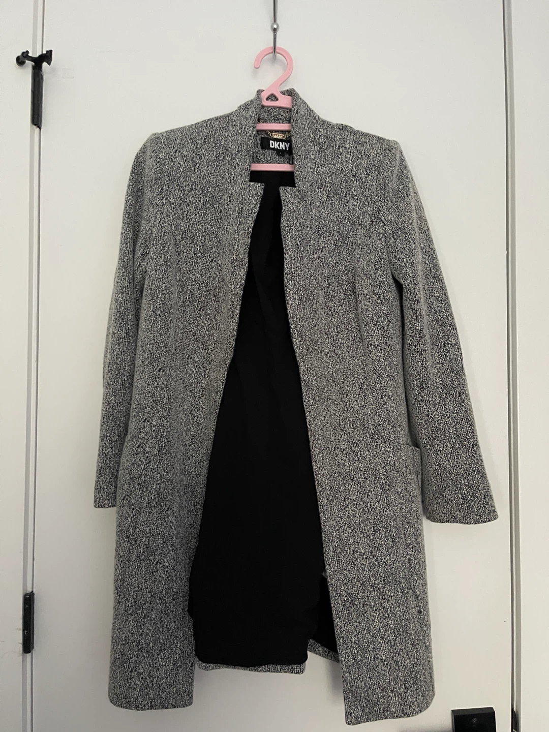 DKNY Women's Tweed Coatigan Size 2