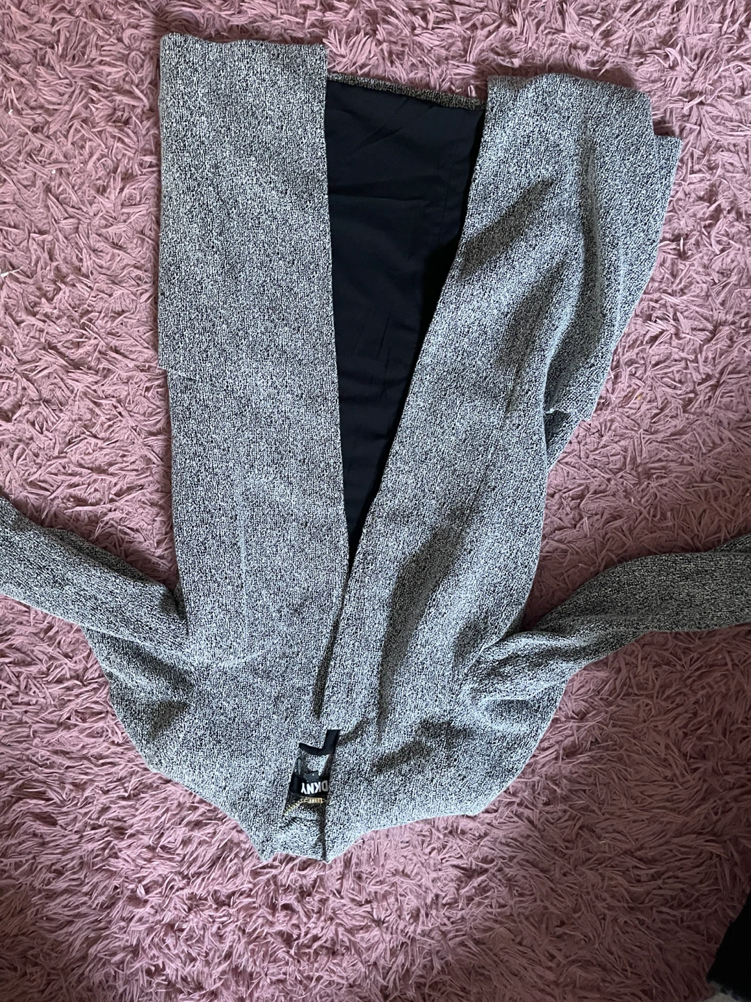 DKNY Women's Tweed Coatigan Size 2 - photo 3