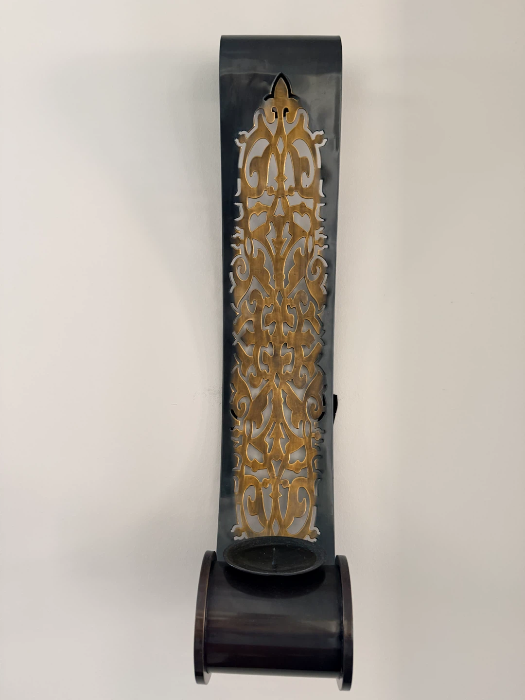 Ornate Wall Sconce Candle Holder (set of 2)