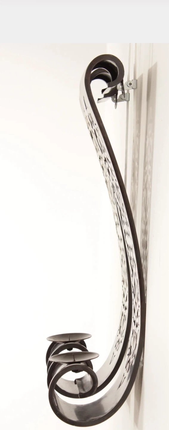 Ornate Wall Sconce Candle Holder (set of 2) - photo 4