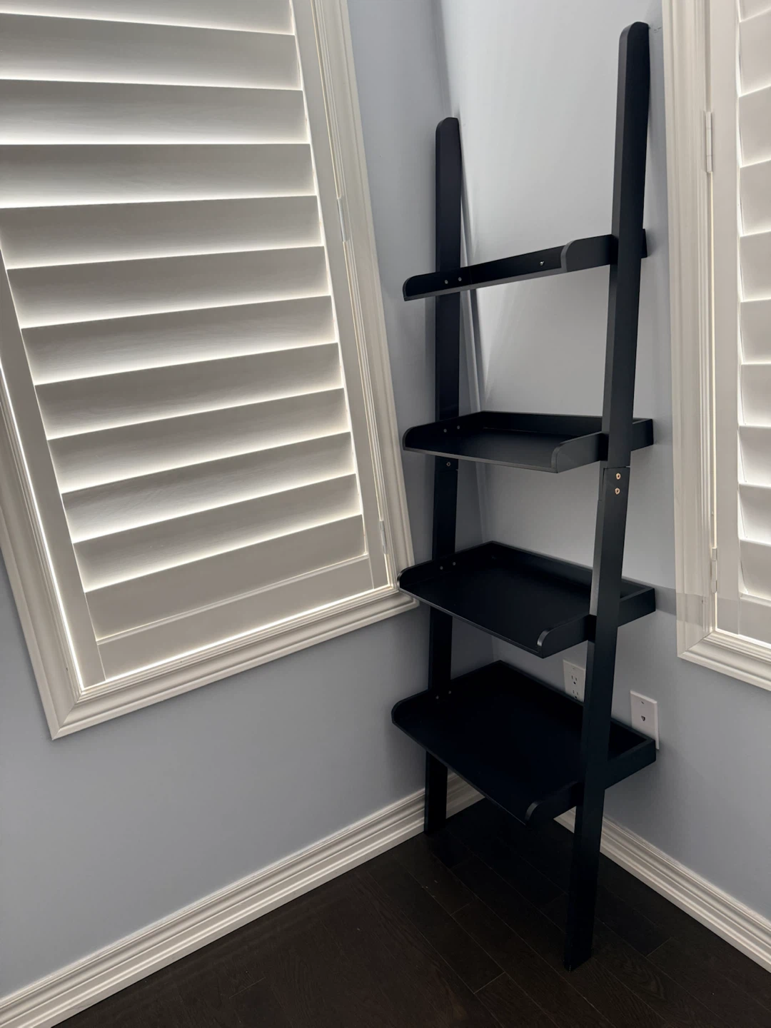 Black Ladder Shelf (set of 2) - photo 2