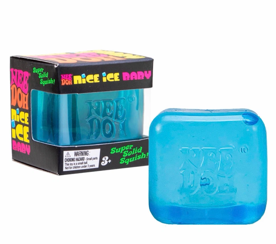 Nee Doh Nice Ice Baby Super Squish Cube Toy