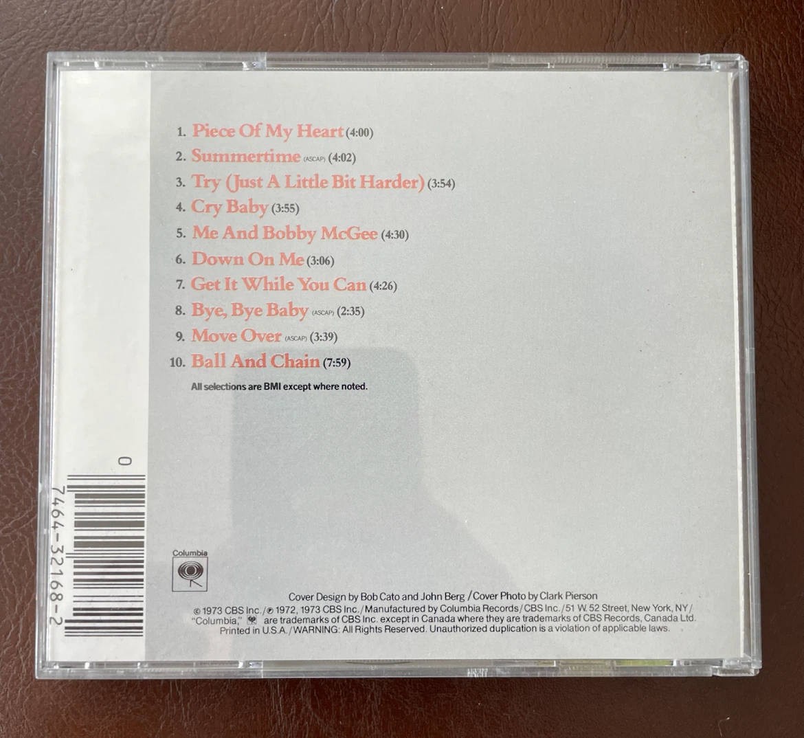 Janis Joplin’s Greatest Hits Cd - photo 2