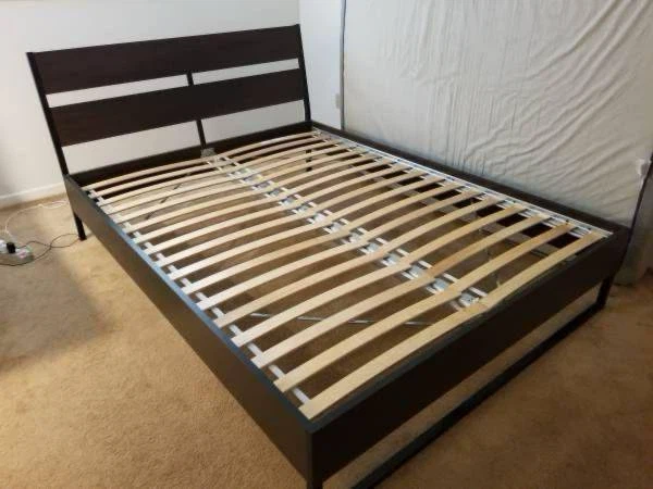 NEED GONE Used IKEA Bed Frame w/ Side Table