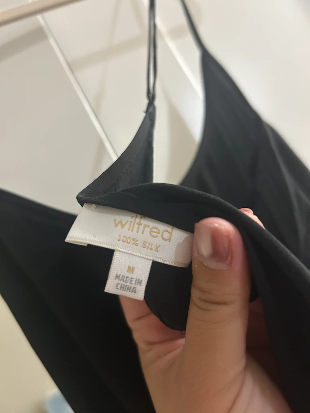 Wilfred Black 100% Silk Romper Size M - photo 4