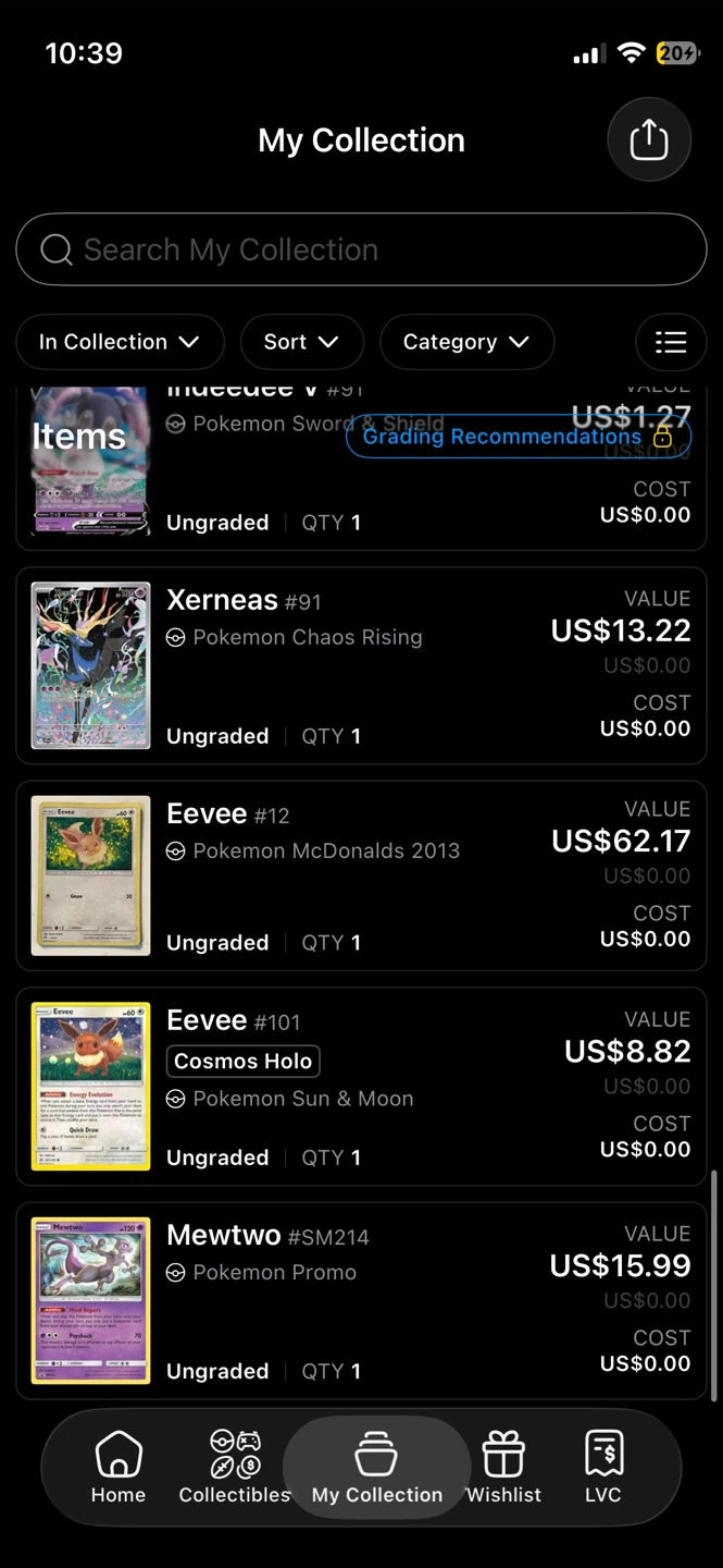 Pokemon Trading Cards - Various