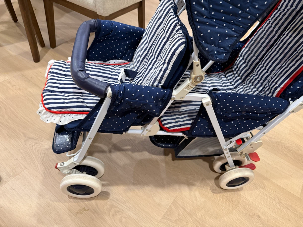 Blue Stroller for Twins - photo 2