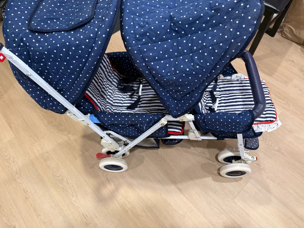 Blue Stroller for Twins - photo 3