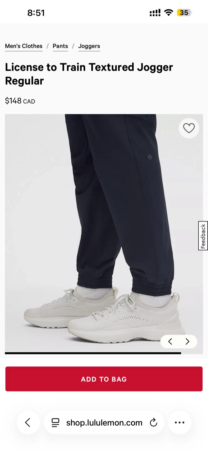 Lululemon License to Train Textured Jogger Regular - photo 5