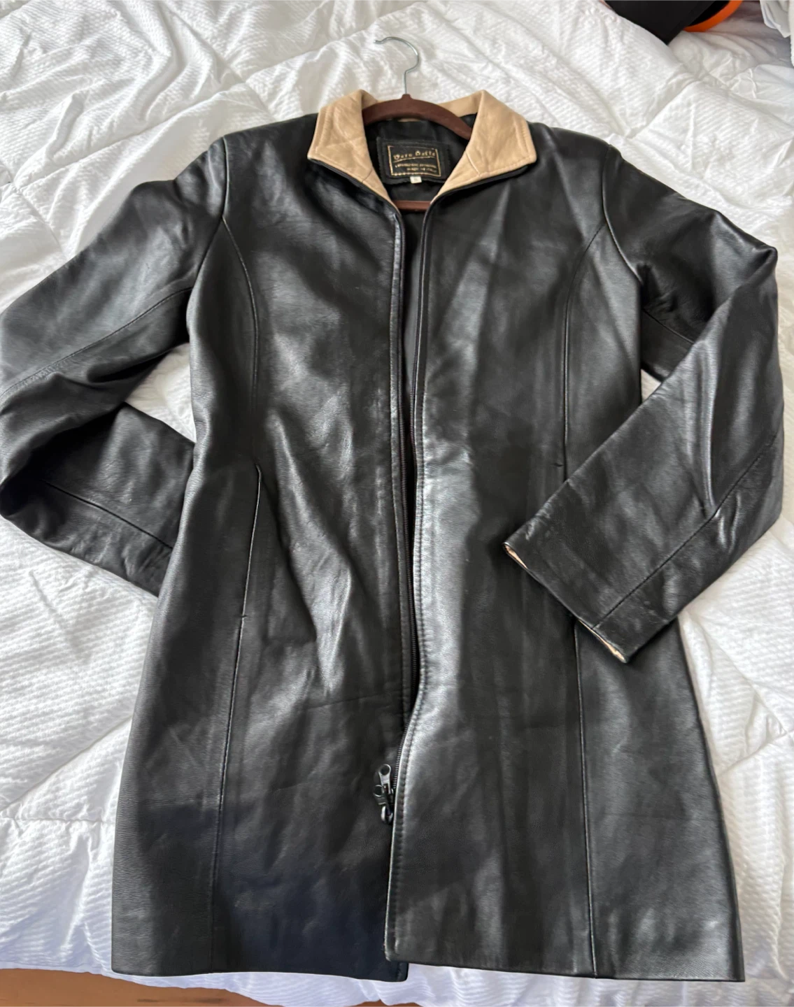 Vera Pelle Leather Jacket - Size S Made in Italy