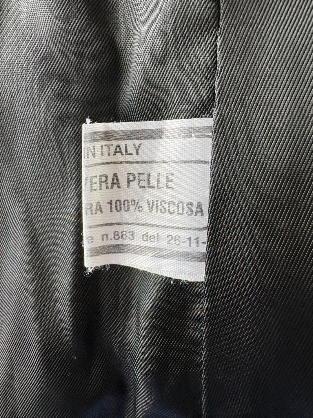 Vera Pelle Leather Jacket - Size S Made in Italy - photo 4