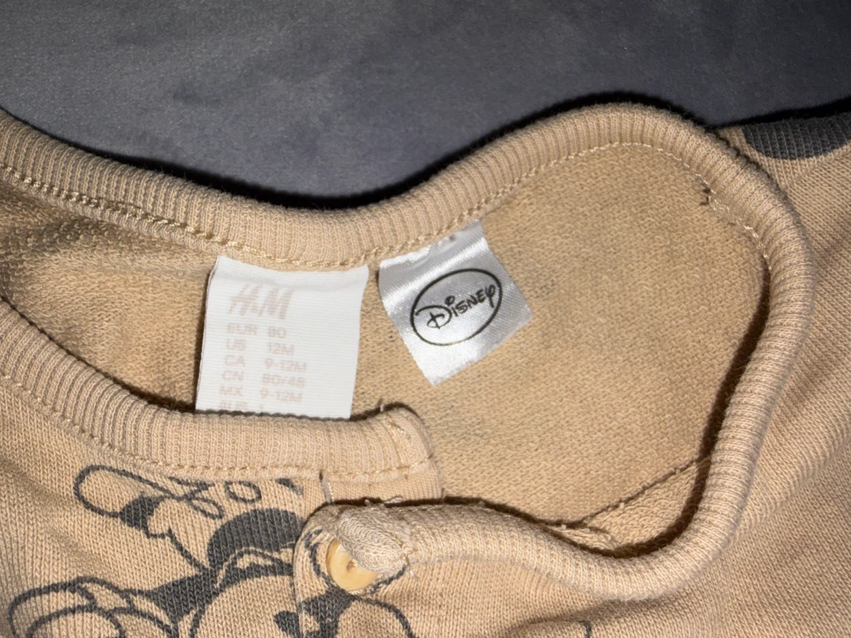Combinaison H&M Disney Mickey Mouse 12 mois - photo 2