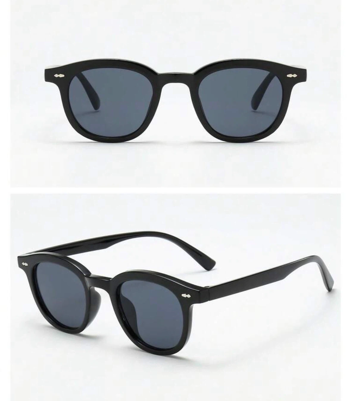 Black Round Sunglasses - photo 2