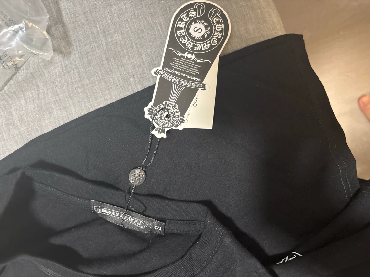 Chrome Hearts x Comme des Garçons Black T-Shirt - photo 2