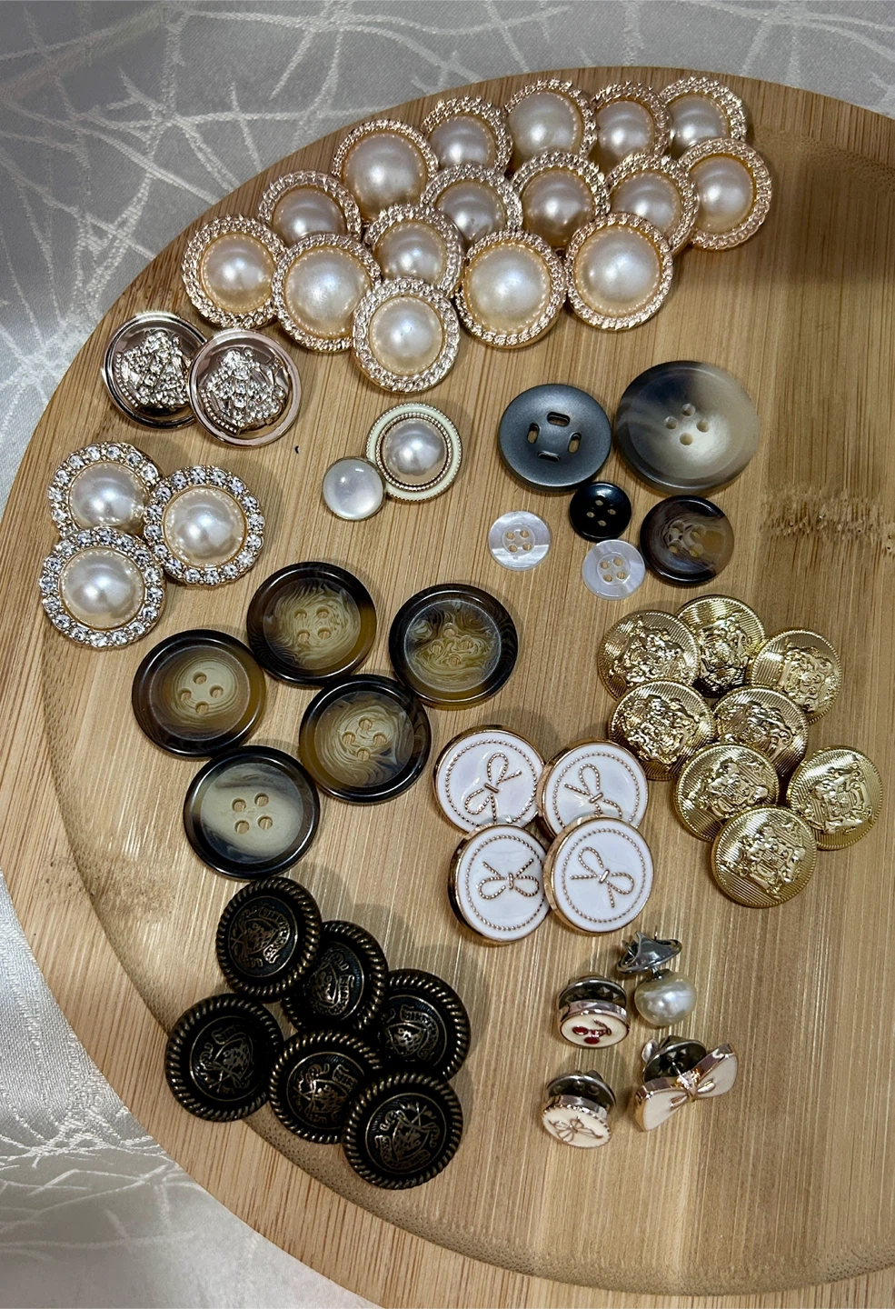 Assorted Decorative Buttons and Clasps