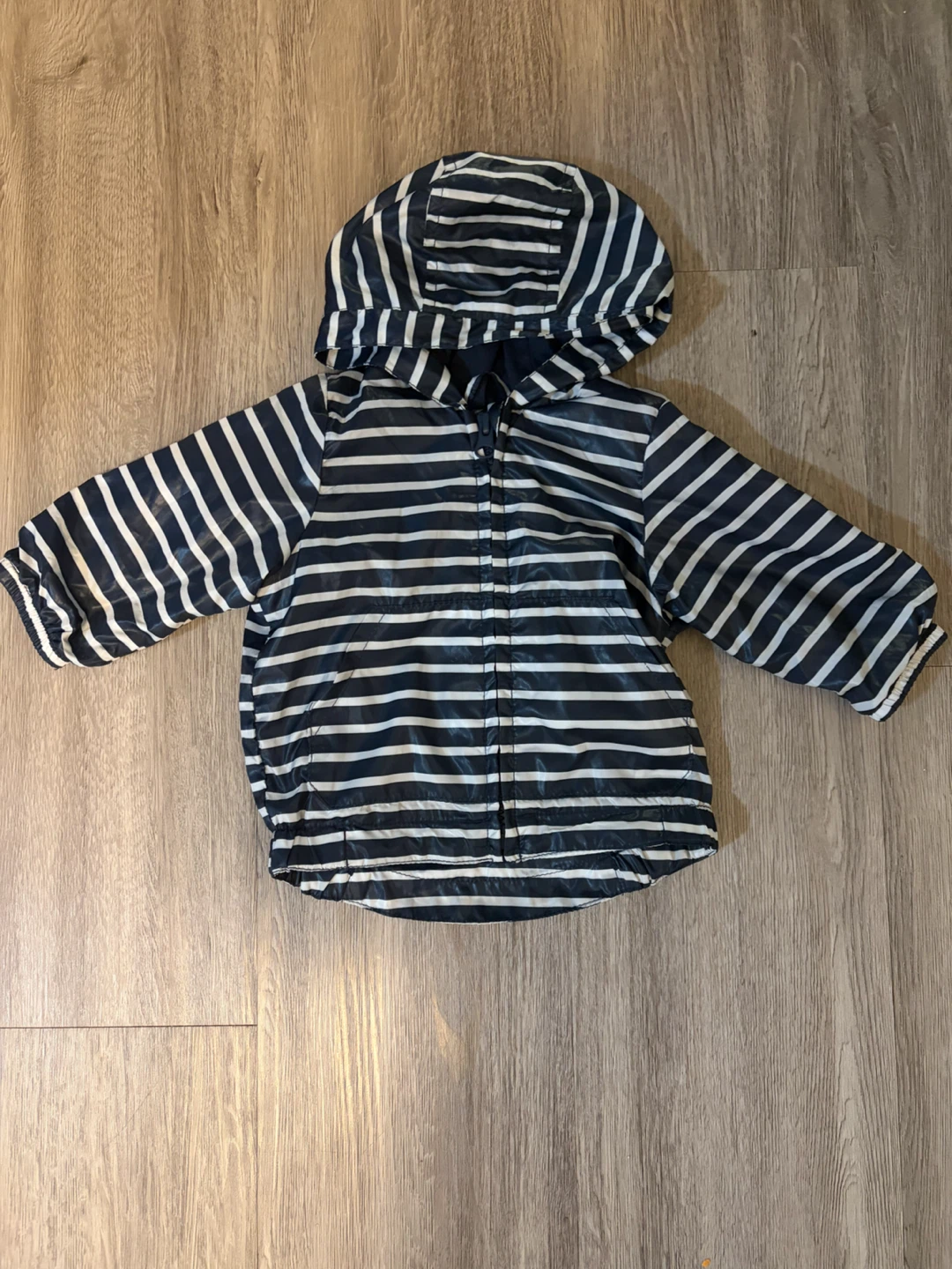 Benetton Baby Striped Hooded Jacket
