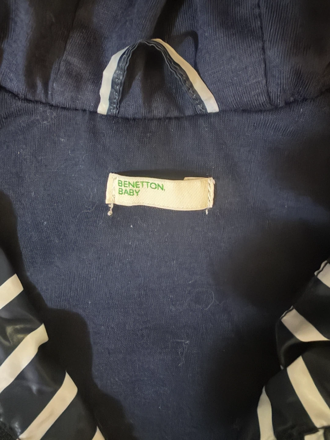 Benetton Baby Striped Hooded Jacket - photo 2