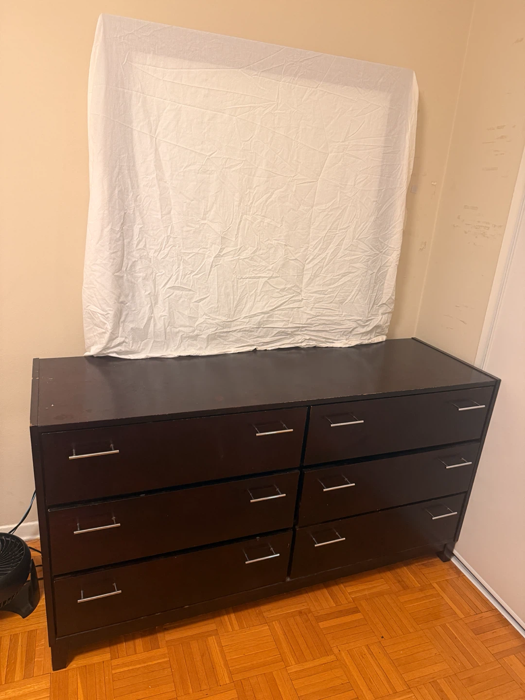 Dark Brown 6-Drawer Dresser