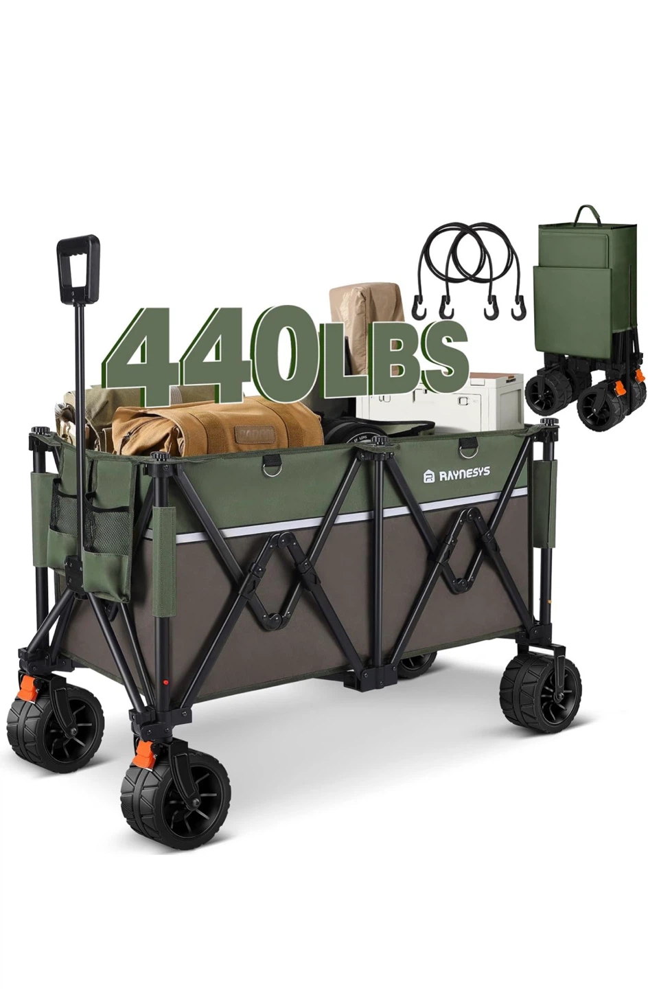 Folding Outdoor Wagon Cart - photo 2