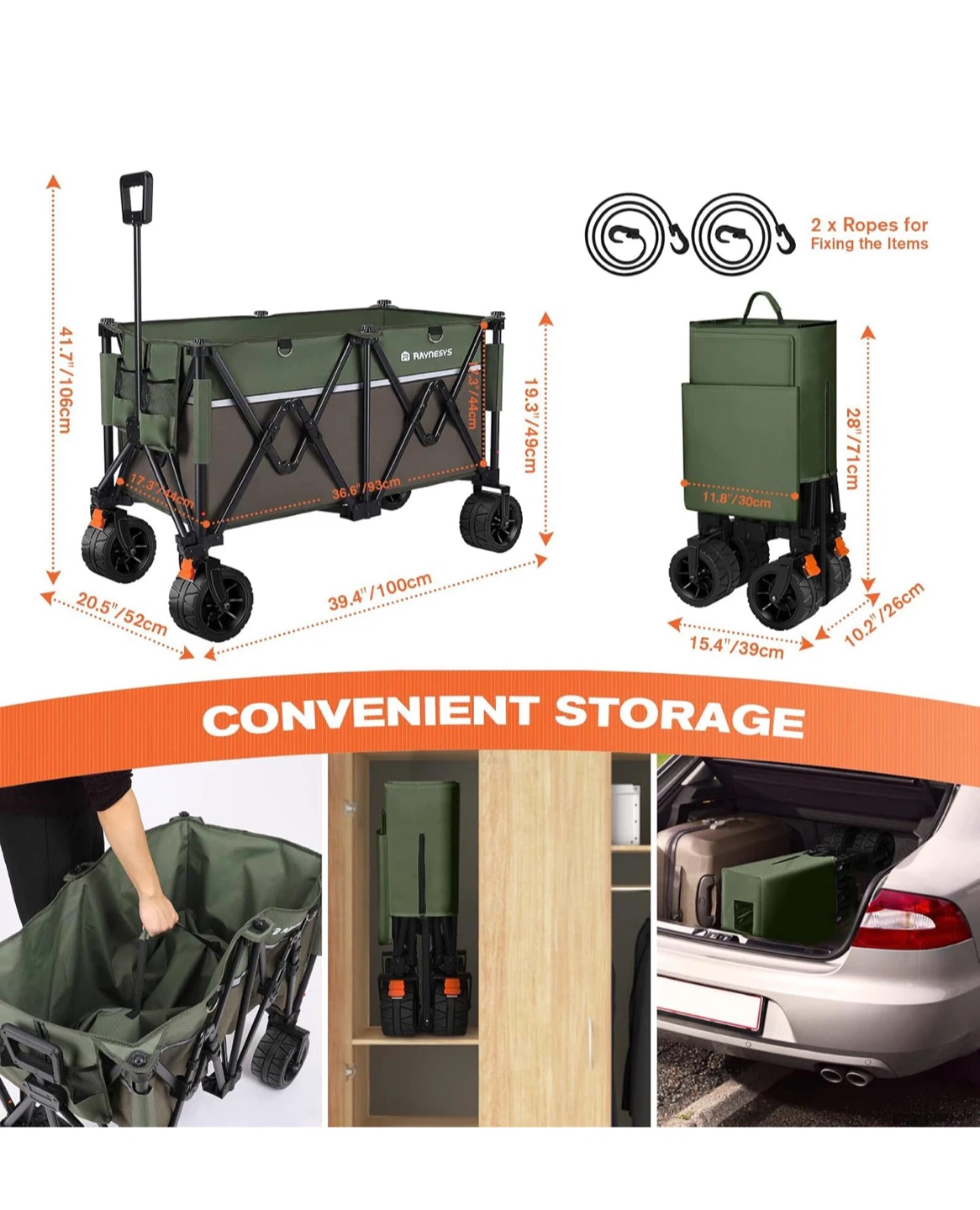 Folding Outdoor Wagon Cart - photo 4
