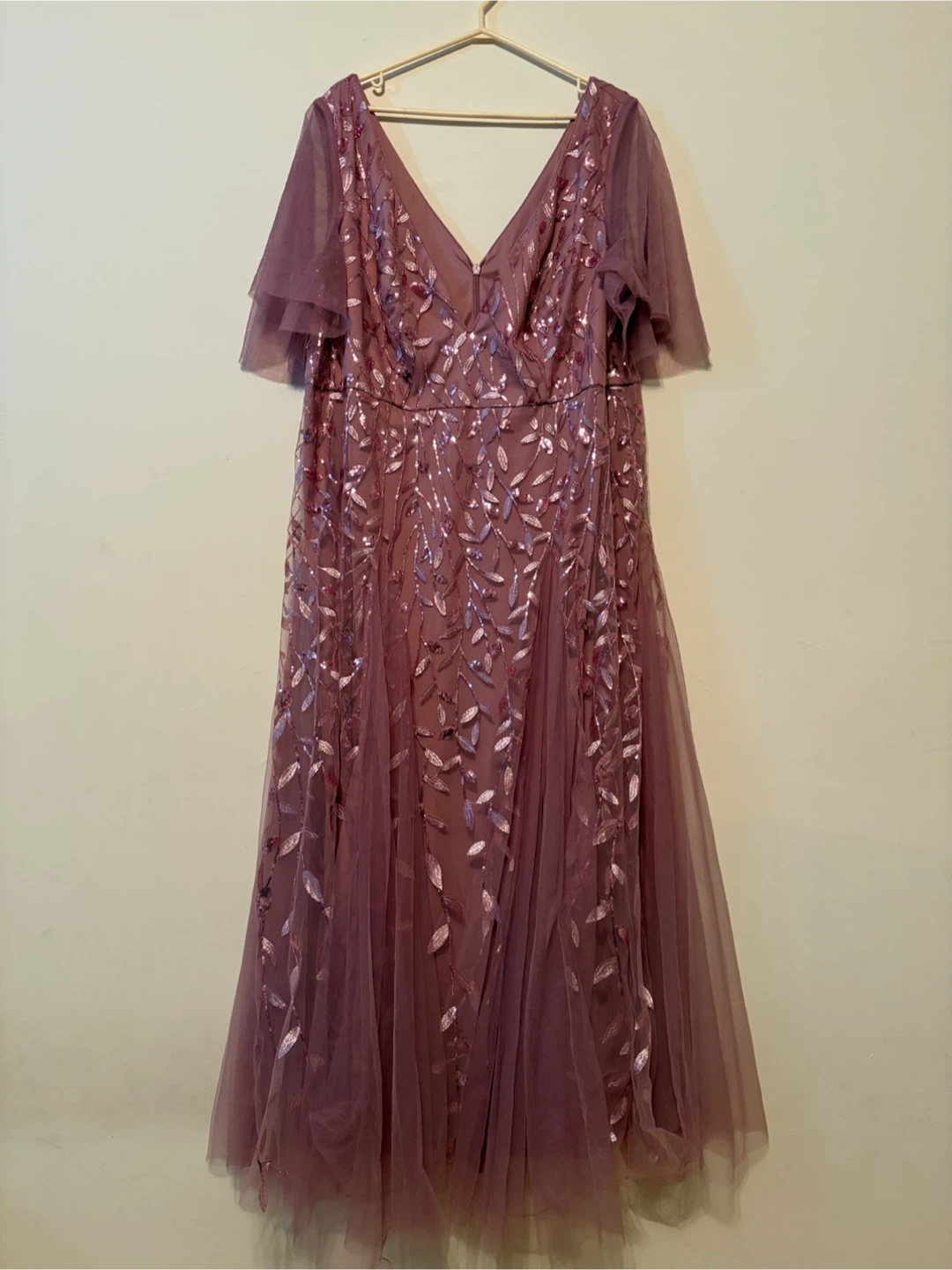 Plus size gown  Tulle Maxi Dress
