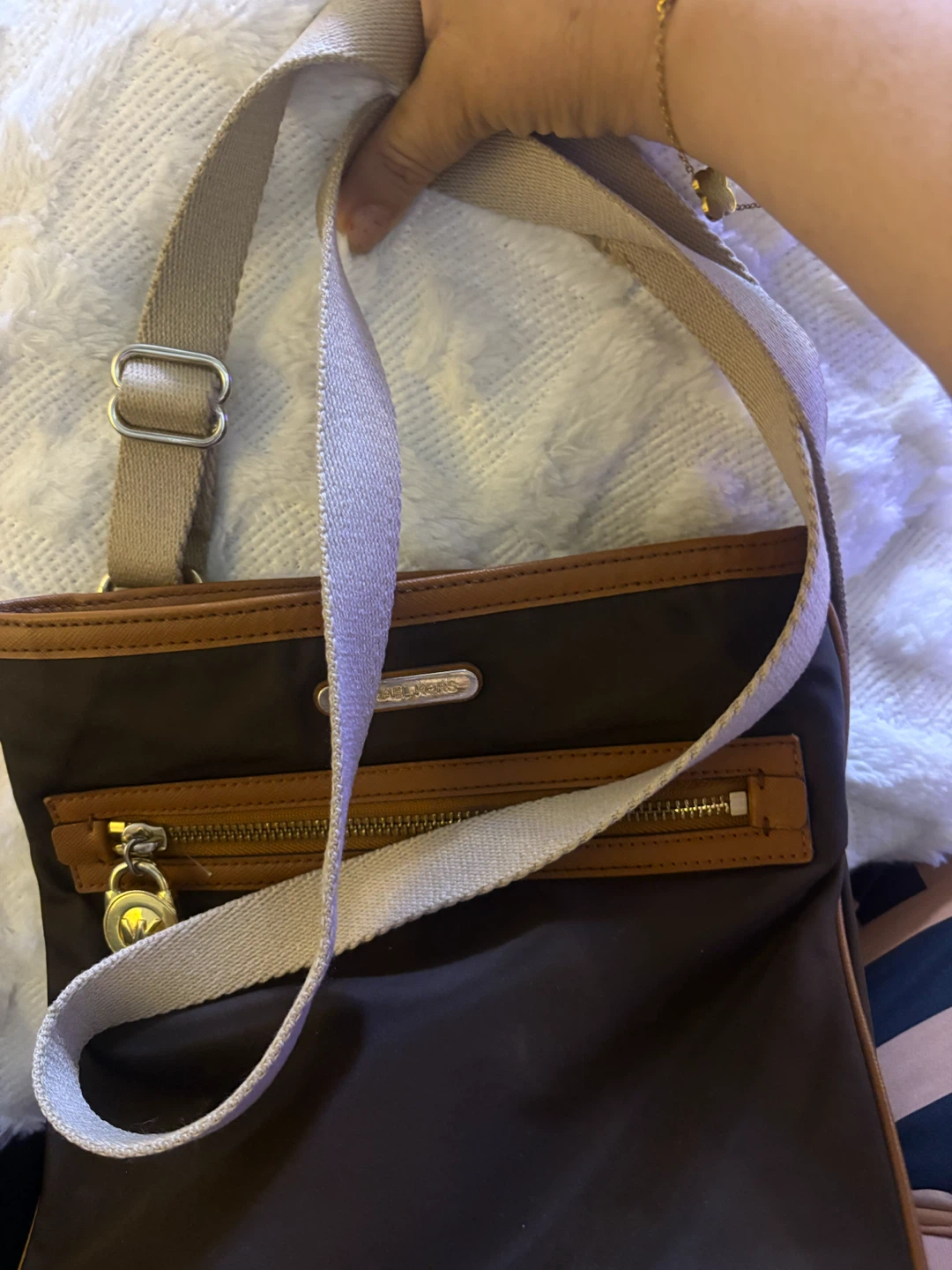 Michael Kors Brown Nylon Crossbody Bag - photo 4