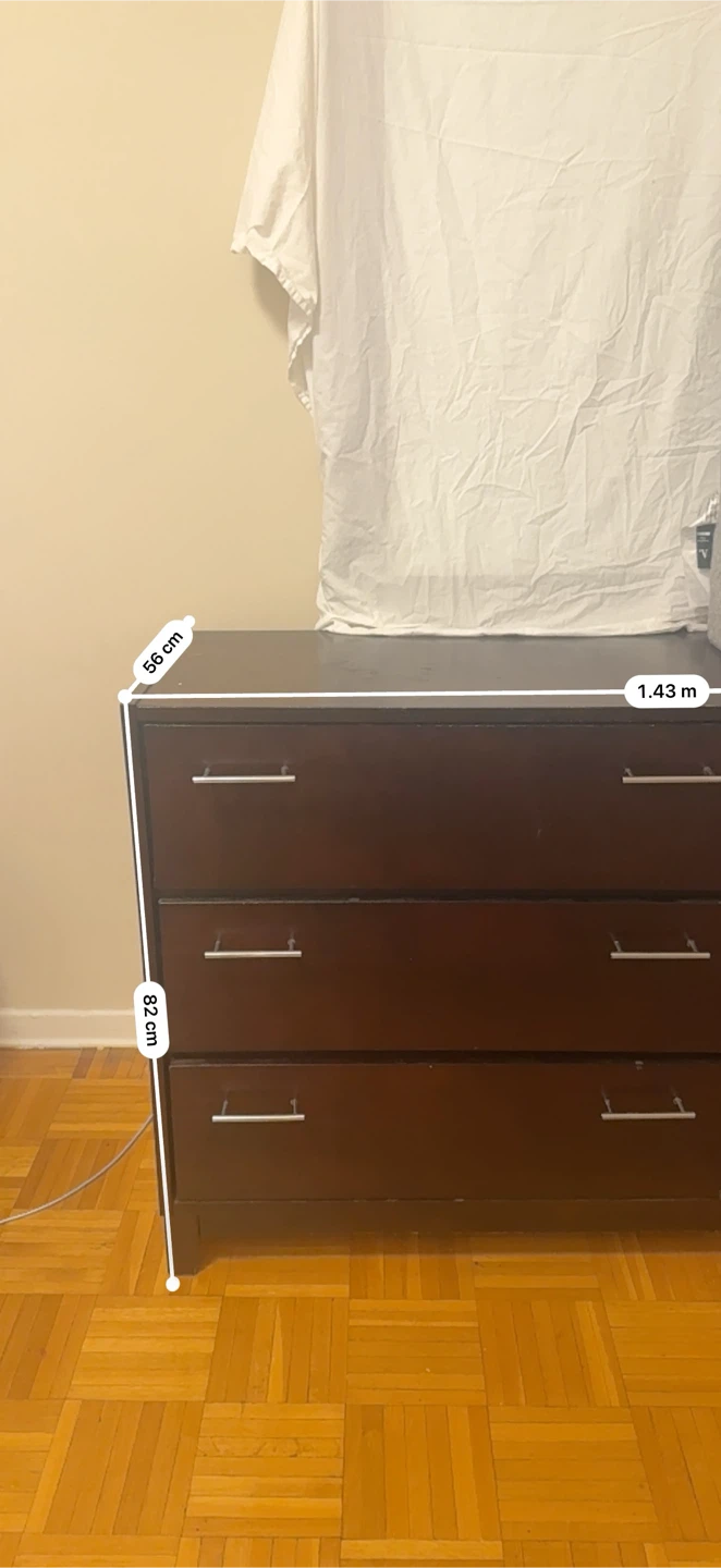 Dark Brown 6-Drawer Dresser - photo 3