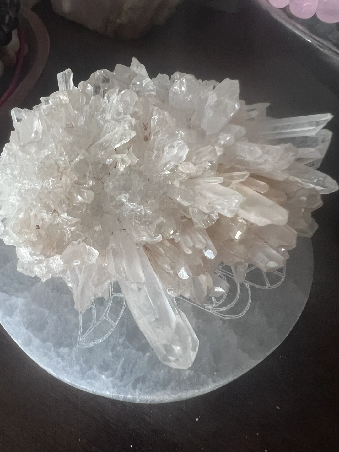 CLEAR QUARTZ CLUSTER number 1 - photo 2