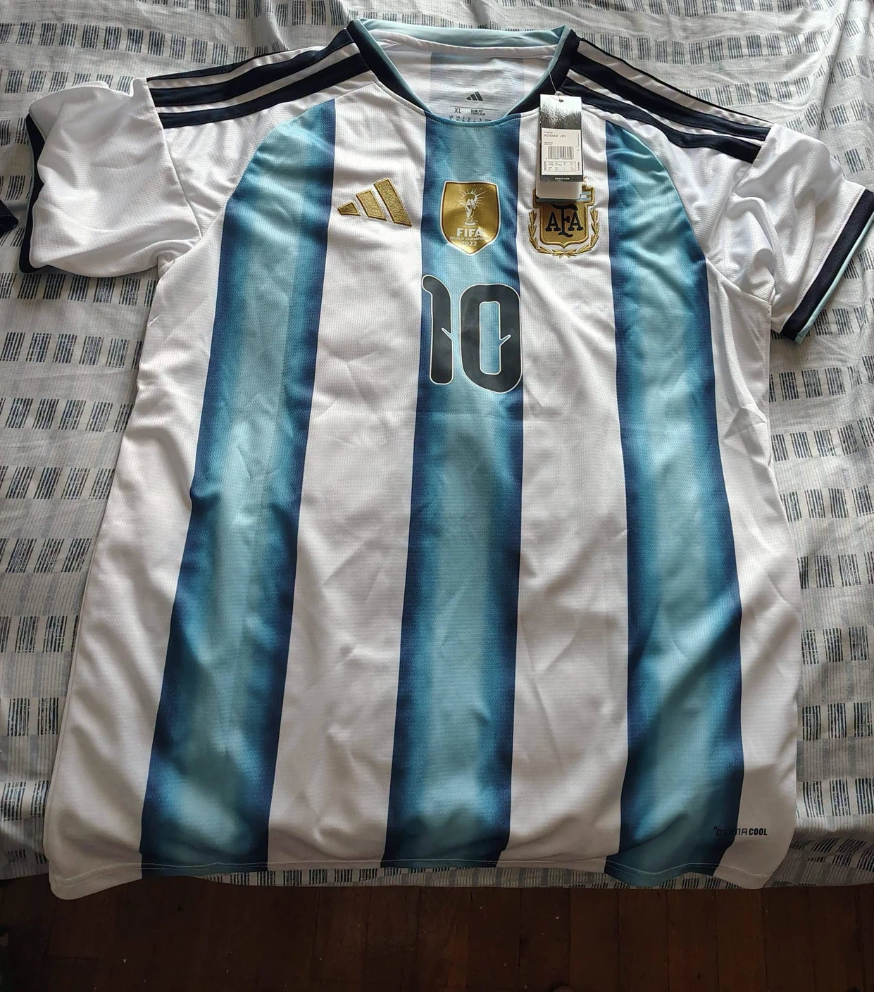 Adidas Argentina Messi 10 Soccer Jersey
