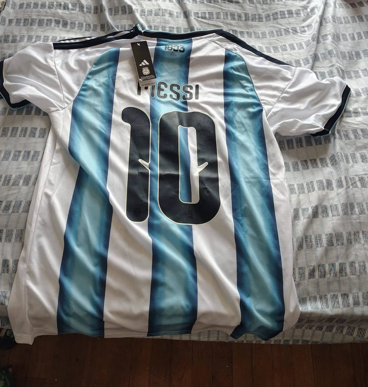 Adidas Argentina Messi 10 Soccer Jersey - photo 2
