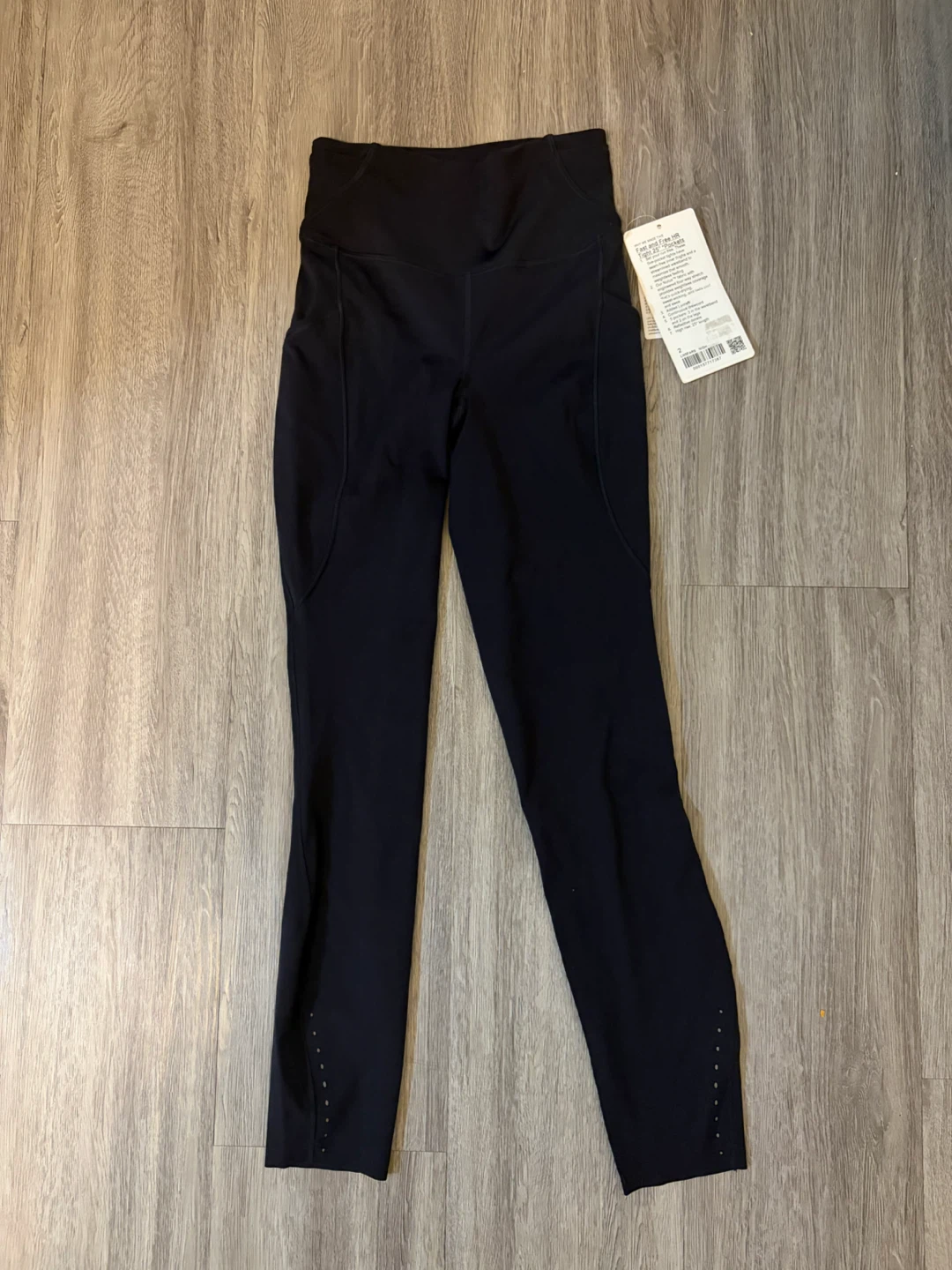 Lululemon Fast and Free HR Tight 25" Pockets Leggings Size 2