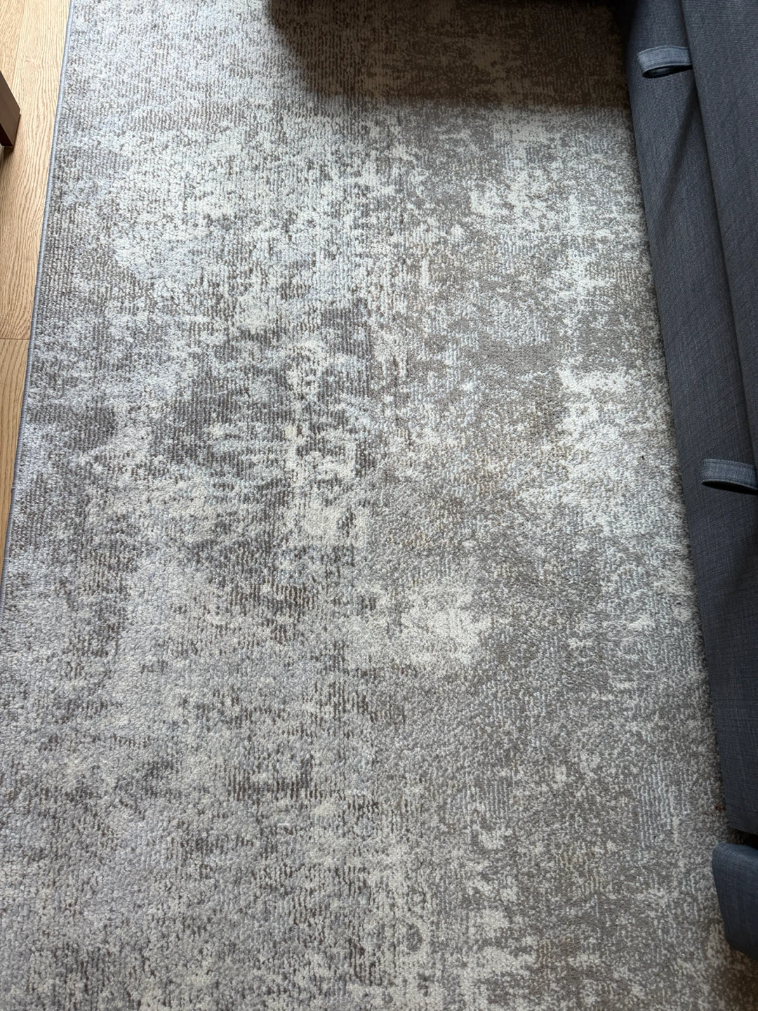 Stratton Abstract Light Gray/Beige Area Rug By Steelside™