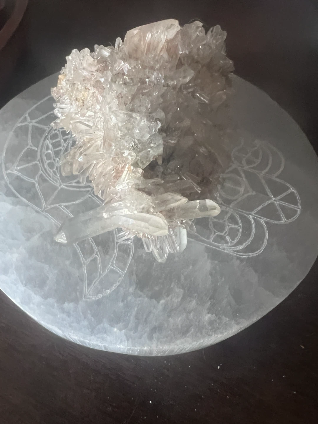 CLEAR QUARTZ CLUSTER number 2 - photo 2