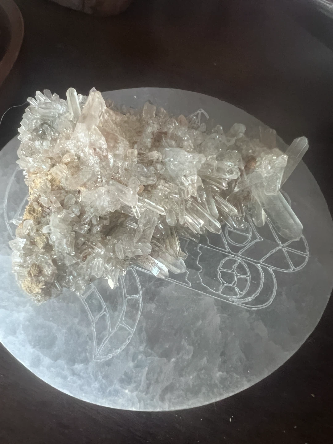 CLEAR QUARTZ CLUSTER number 2 - photo 3