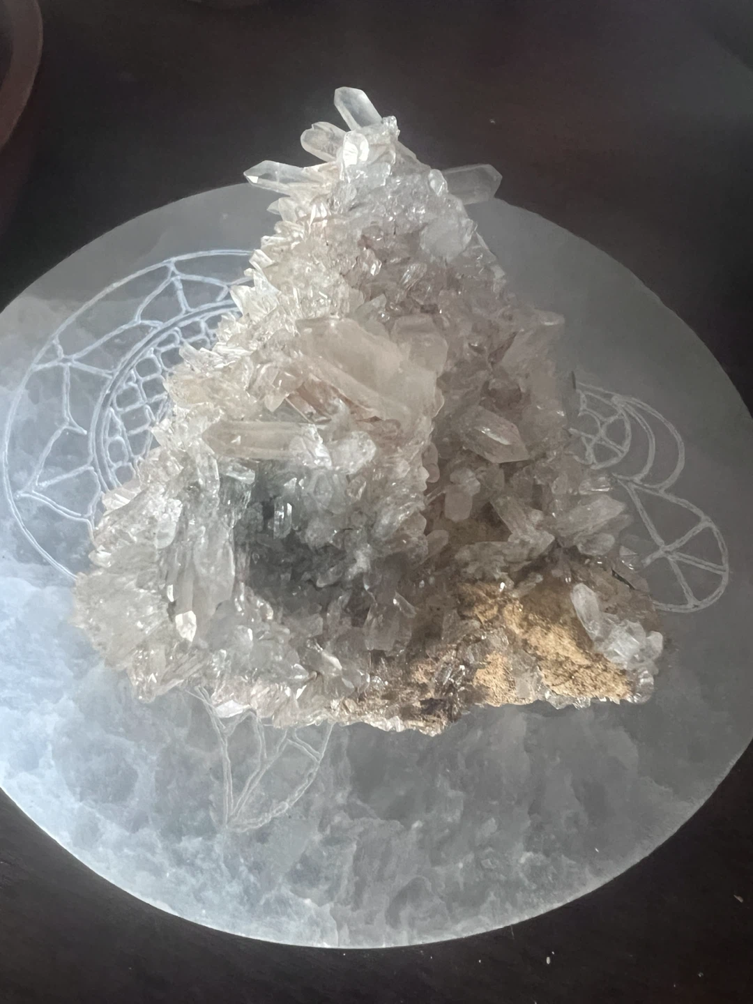 CLEAR QUARTZ CLUSTER number 2 - photo 4