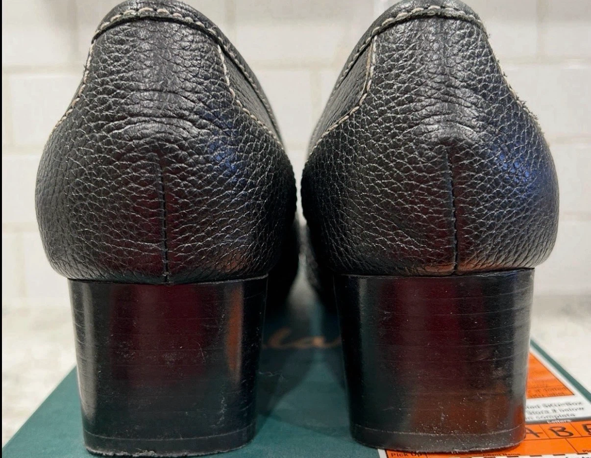 Bill Blass Black Leather Womens Wedge Heel - photo 3