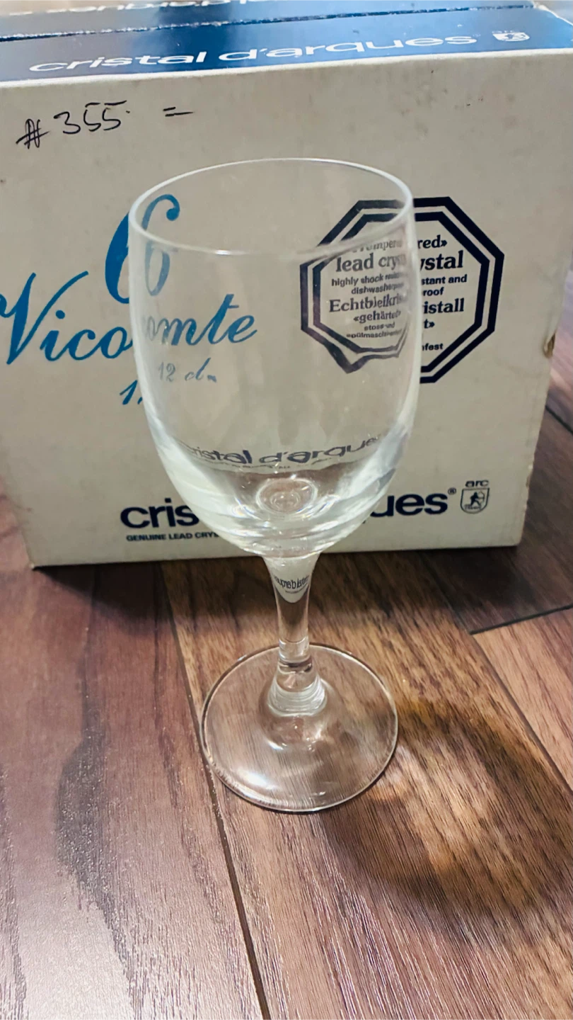 Cristal d'Arques Vicomte Wine Glasses (Set of 6) - photo 2