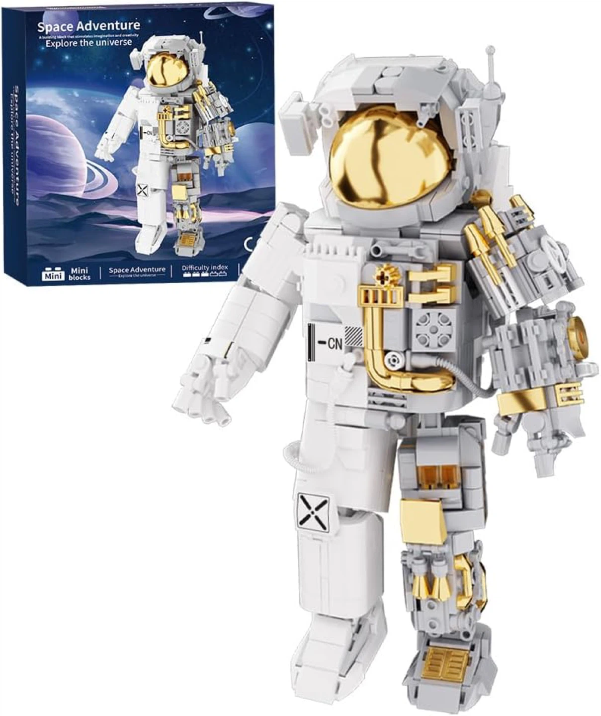 Space Adventure Mini Blocks Astronaut Building Set
