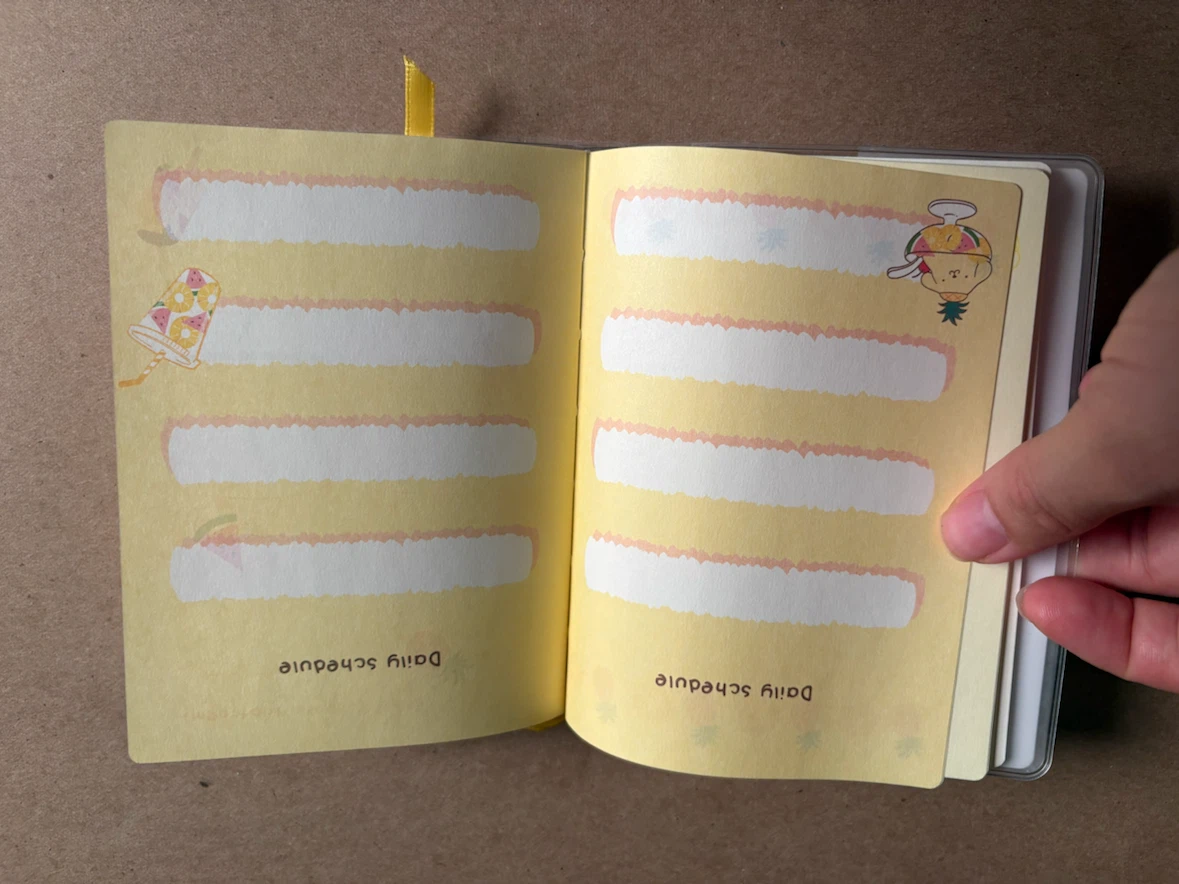 Miniso Pompompurin Daily Schedule Notebook - photo 2