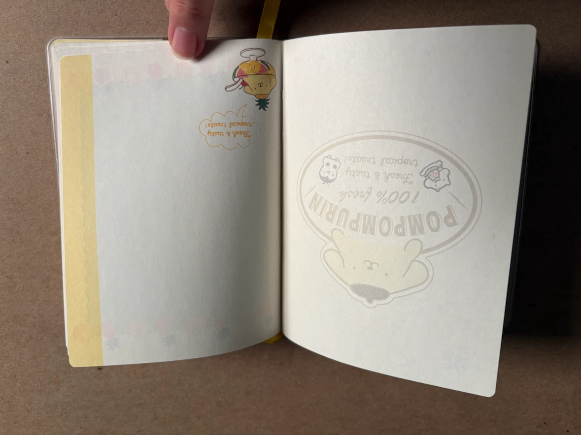 Miniso Pompompurin Daily Schedule Notebook - photo 3