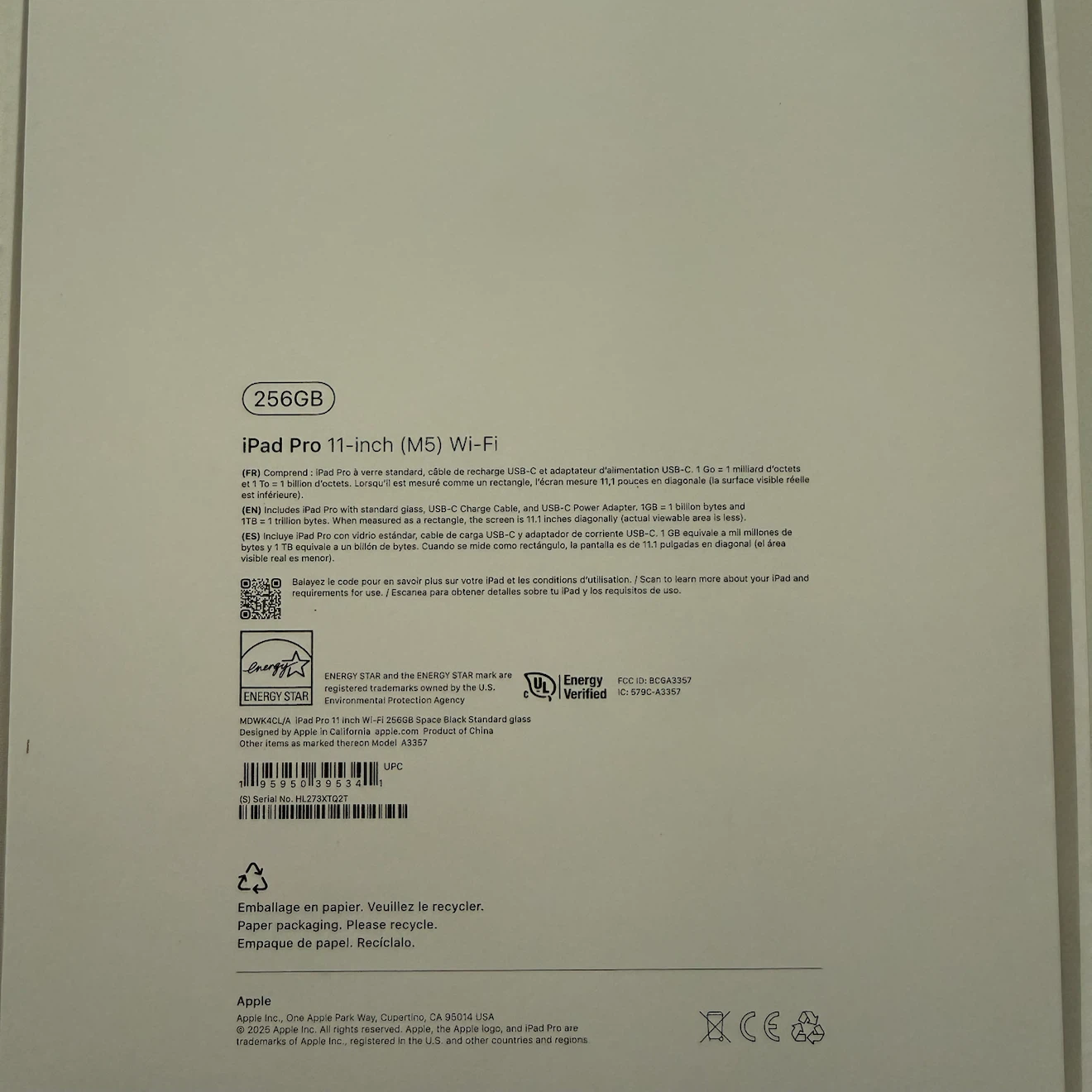 Apple iPad Pro 11-inch (M5) Wi-Fi 256GB - photo 2