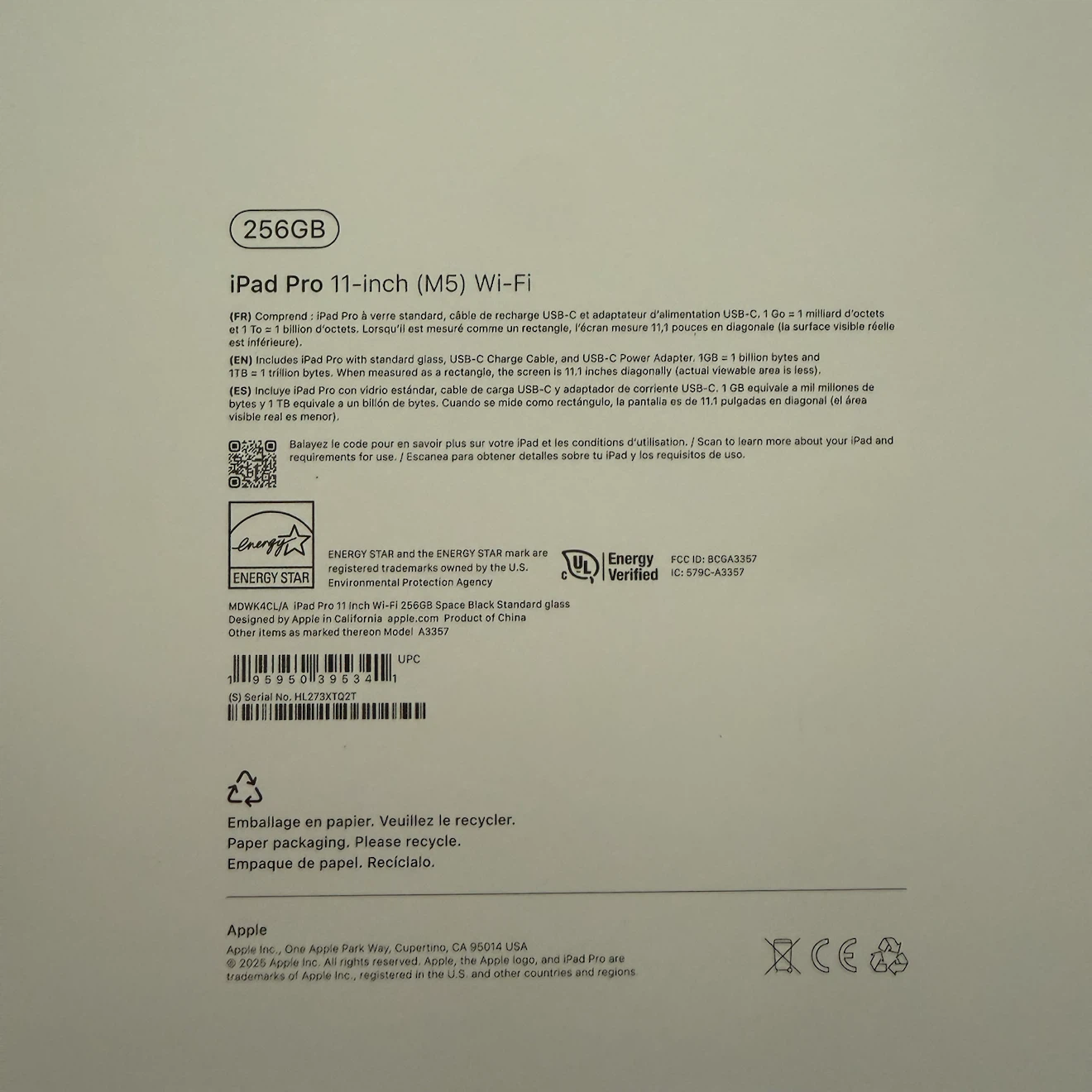 Apple iPad Pro 11-inch (M5) Wi-Fi 256GB - photo 3